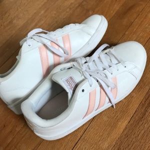 Adidas Pink & White Shoes